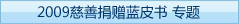 2009慈善藍(lán)皮書專題